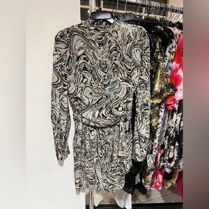 IRO
Francia cutout printed silk-crepe mini dress